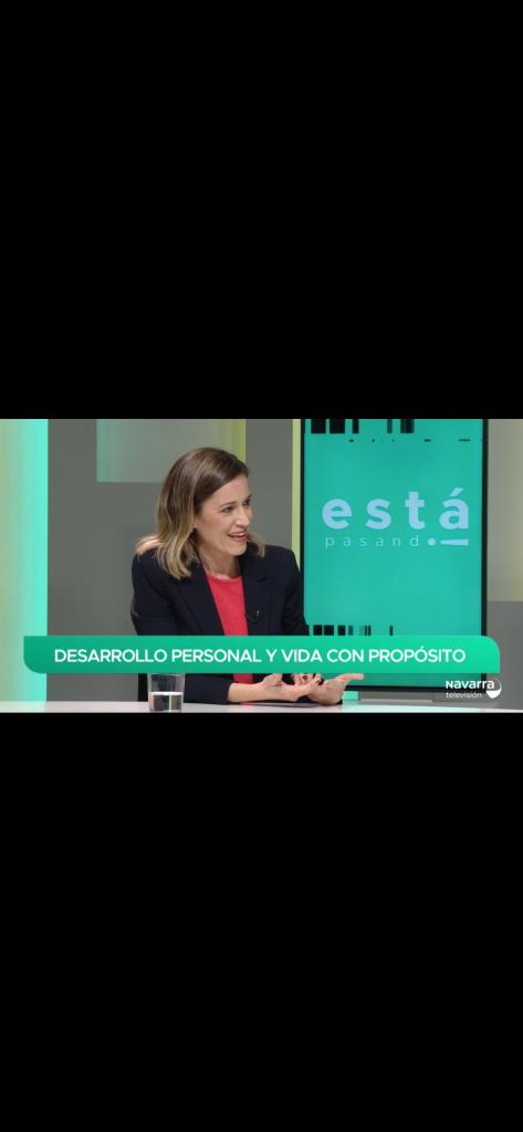 Mary Paz Díaz de Rada en entrevista sobre desarrollo personal en televisión